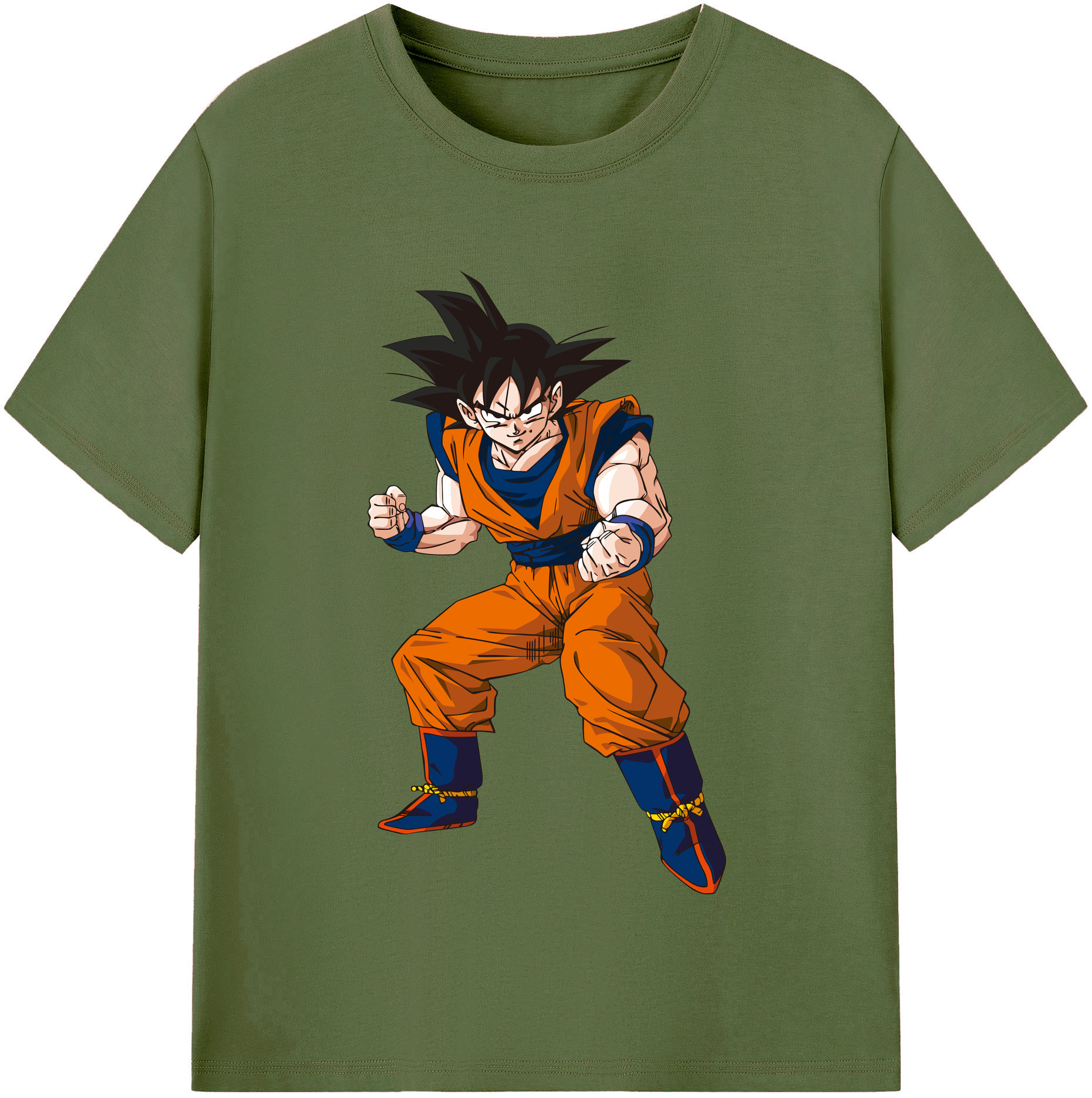 （画像用） ドラゴンボール 孫悟空（そん ごくう）Son Goku カカロット DRAGON BALL Kakarotto 綿100％半袖Tシャツ（フロントプリント）